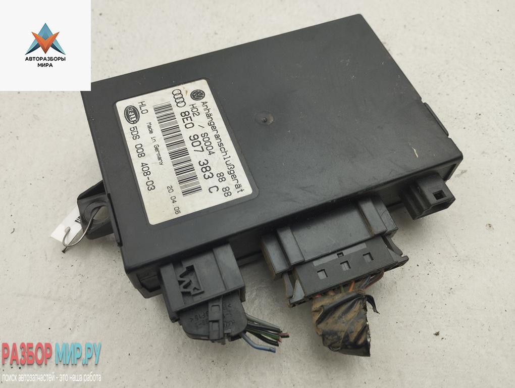 модуль подключения прицепа Volkswagen Touareg 1 поколение 2006, 3.0 л., дизель, АКПП, серый, внедорожник 5 дв., 8E0907383C - фото №1