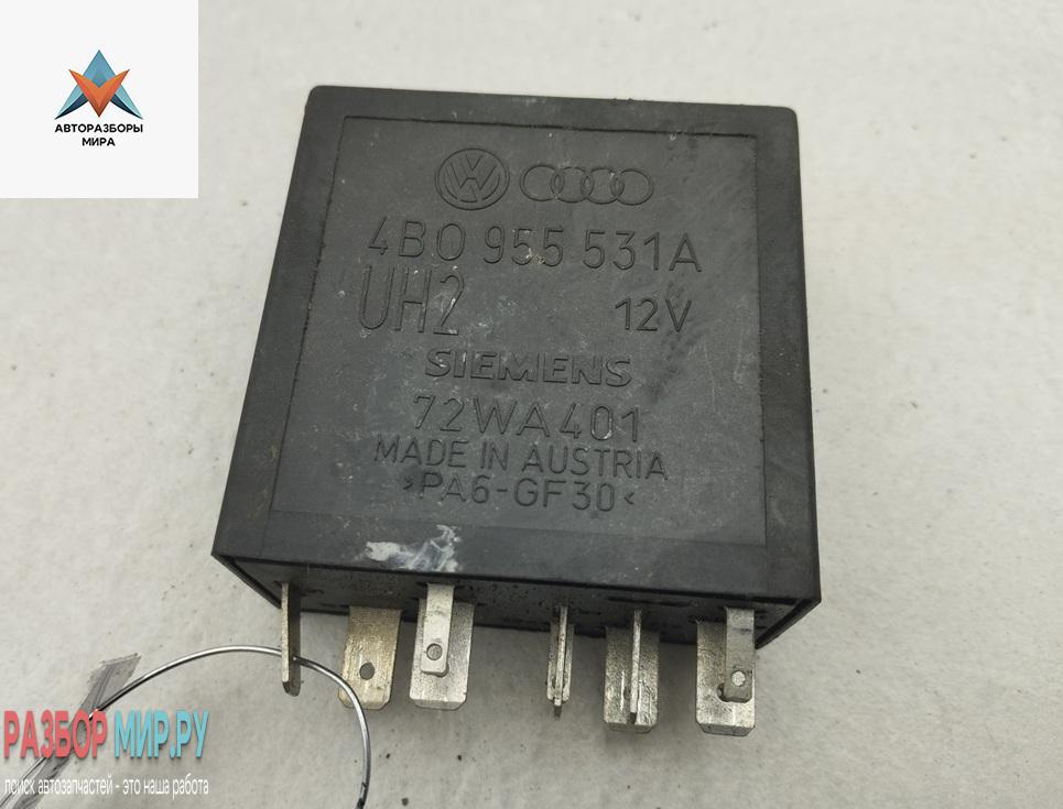 Реле стеклоочистителя (дворников) Volkswagen Passat B5 1997, 1.6 л., бензин, МКПП, синий, универсал, 4B0955531A - фото №1