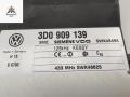блок управления центральным замком Volkswagen Touareg 1 поколение 2006, 3.0 л., дизель, АКПП, серый, внедорожник 5 дв., 3D0909139 - фото №2