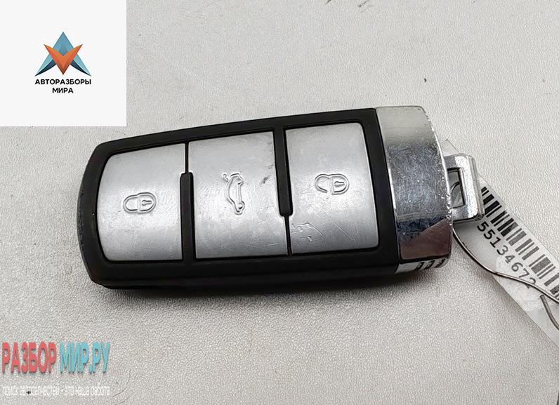 ключ Volkswagen Passat B6 2006, 2.0 л., дизель, МКПП, чёрный, универсал - фото №1