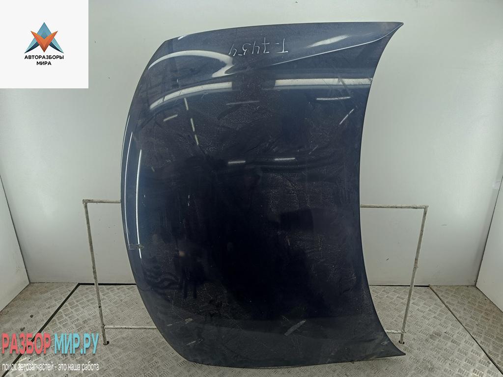 капот Volkswagen Passat B5 1997, 1.6 л., бензин, МКПП, синий, универсал - фото №1