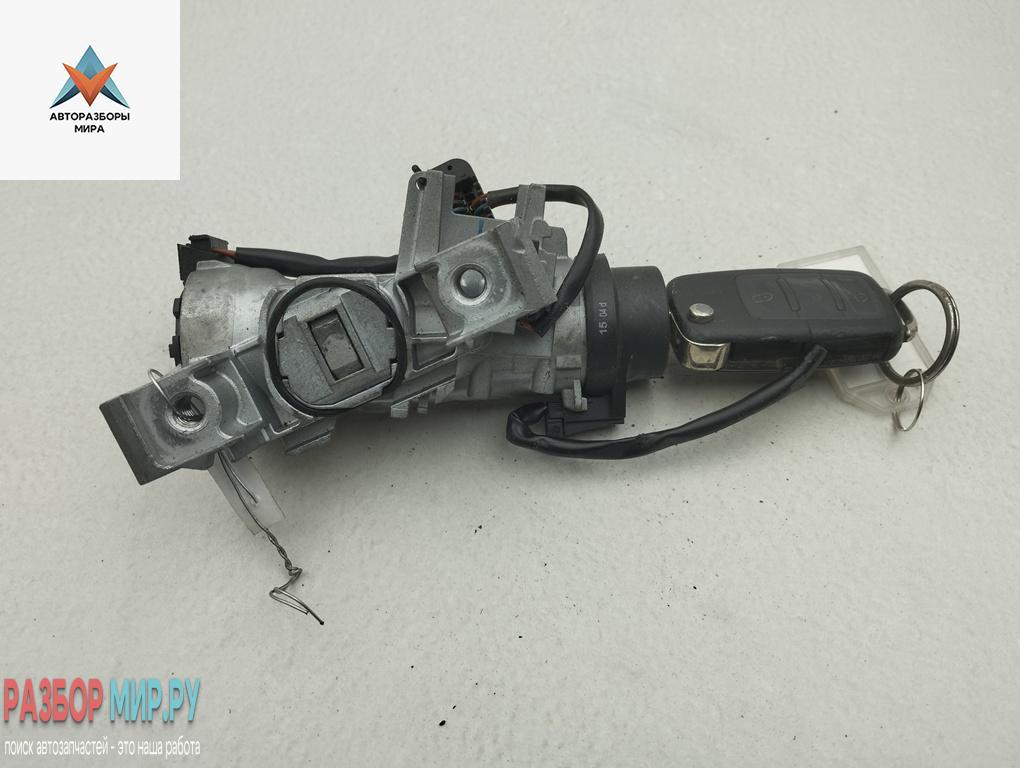 замок зажигания Volkswagen Touran 1 поколение 2004, 1.9 л., дизель, МКПП, синий, минивэн, 1K0905851B - фото №1