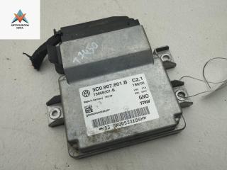 блок управления ручником Volkswagen Passat B6 2006, 1.6 л., бензин, АКПП, чёрный, универсал, 3C0907801B