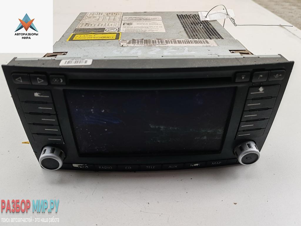 магнитола Volkswagen Touareg 1 поколение 2004, 5.0 л., дизель, АКПП, чёрный, внедорожник 5 дв., 7L6035191C - фото №1