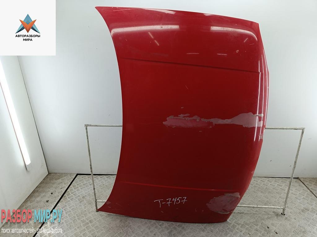 капот Volkswagen Golf 4 поколение 2000, 1.9 л., дизель, МКПП, красный, хетчбэк 5 дв. - фото №1