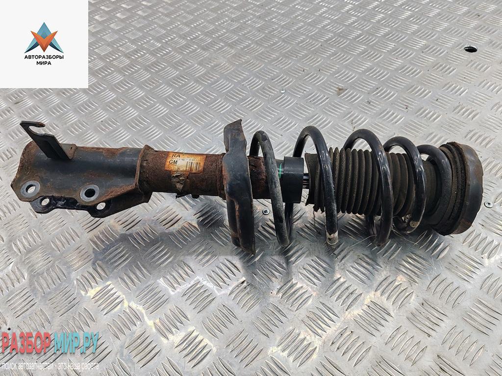 стойка передняя Opel Insignia 1 поколение (A) 2011, 1.4 л., бензин, МКПП, белый, седан, 13219124 - фото №1