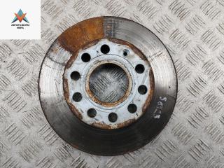 диск тормозной задний Volkswagen Caddy 3 поколение 2006, 1.9 л., дизель, МКПП, красный, фургон