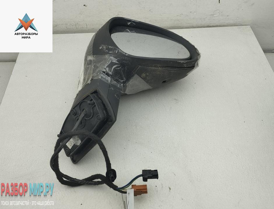 зеркало правое Peugeot 207 1 поколение 2008, 1.6 л., дизель, МКПП, белый, универсал - фото №1