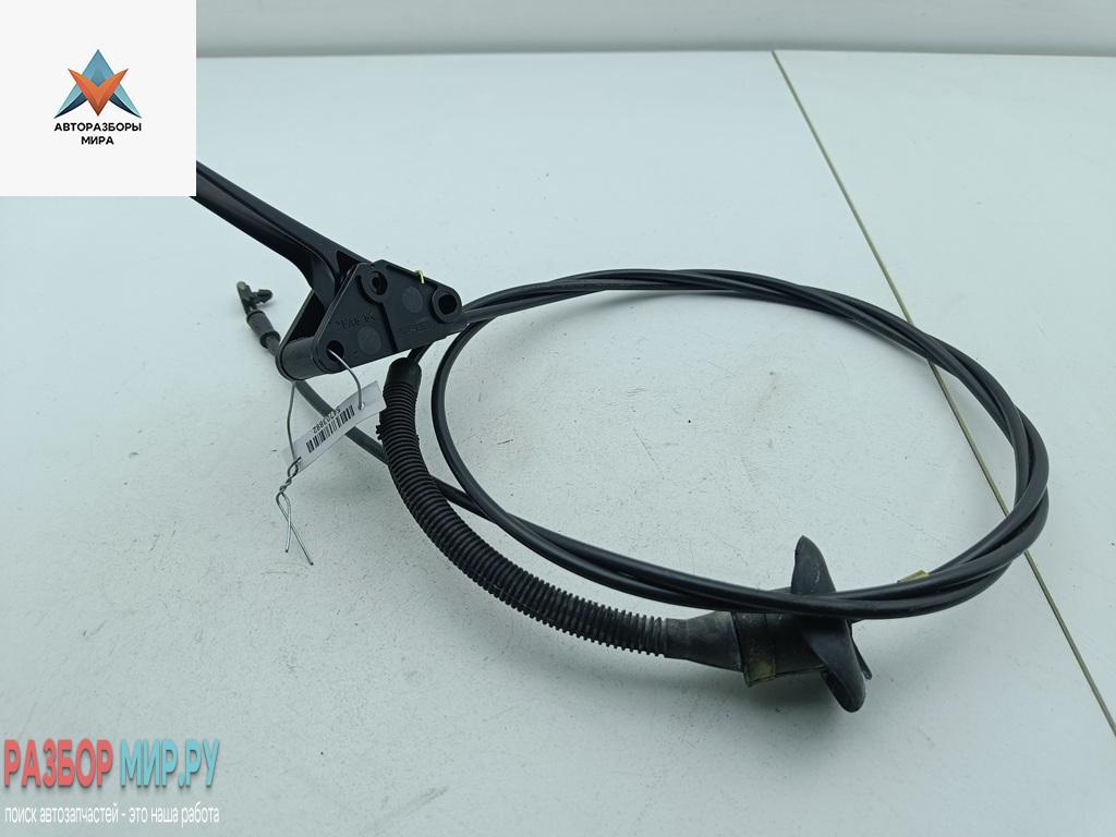 трос капота Peugeot 407 1 поколение 2004, 2.2 л., бензин, МКПП, синий, седан - фото №1