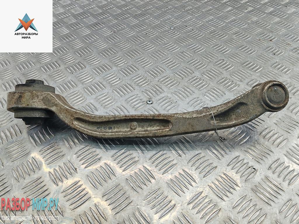 рычаг передний правый Audi A6 4F/C6 2007, 2.7 л., дизель, МКПП, серый, универсал, 4F0407694G - фото №1