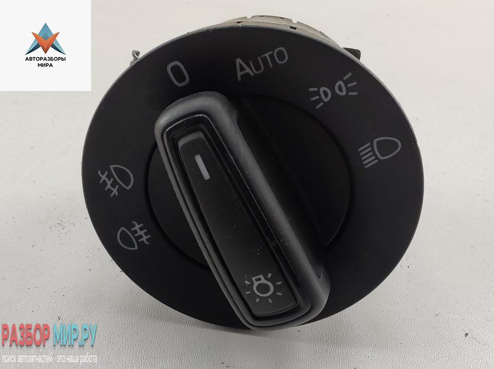переключатель света Skoda Octavia mk3 (A7 5E) 2014, 1.4 л., бензин, МКПП, коричневый, хетчбэк 5 дв., 5E0941431D - фото №1