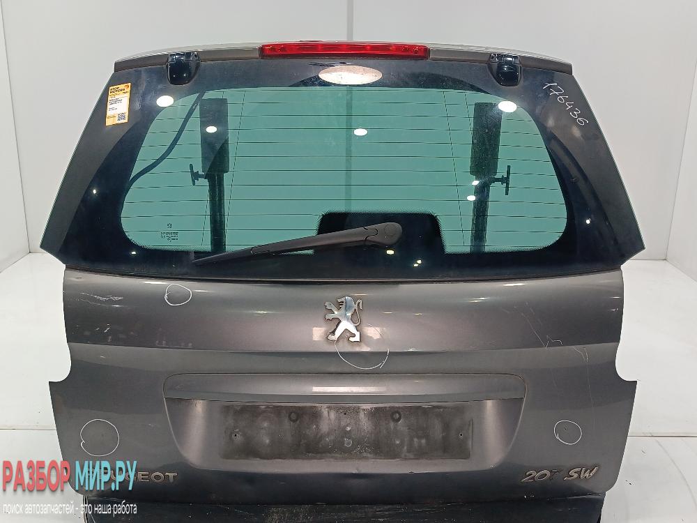 крышка багажника Peugeot 207 1 поколение 2008, цвет, универсал - фото №1