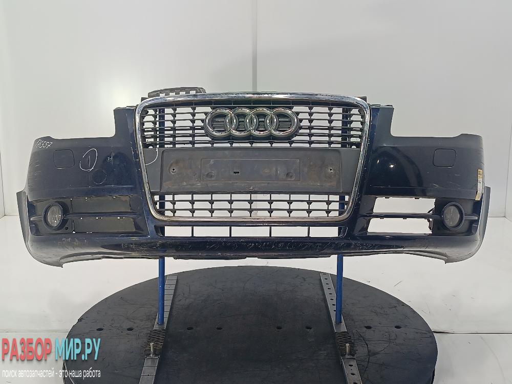 бампер передний Audi A4 B8/8K 2008, цвет, 8E0807437AH - фото №1