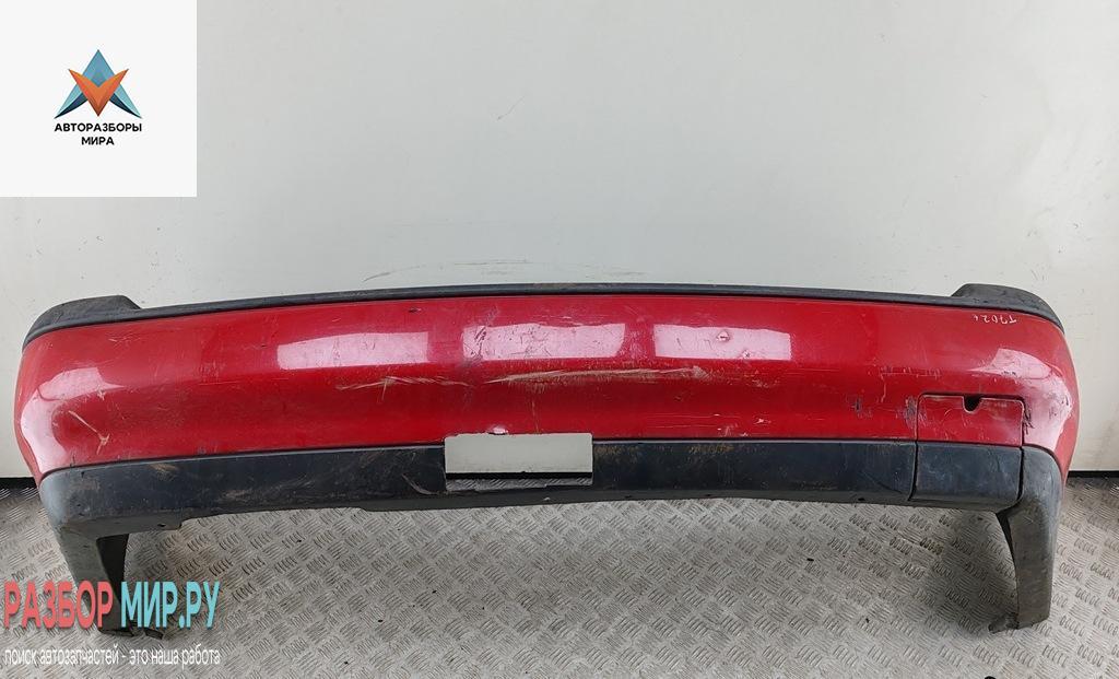 бампер задний Volkswagen Passat B4 1996, красный, универсал - фото №1