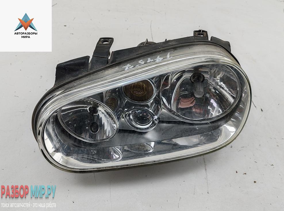 фара левая Volkswagen Golf 4 поколение 2000, 1.9 л., дизель, МКПП, красный, хетчбэк 5 дв., 1J1941015B - фото №1