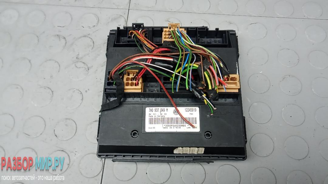 блок комфорта Volkswagen Transporter T5 2005, 1.9 л., дизель, МКПП, микроавтобус, 7H0937049M - фото №1