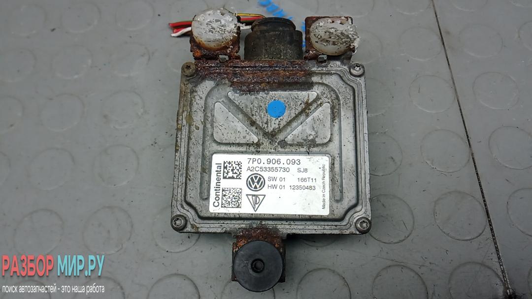 блок управления ТНВД Volkswagen Touareg 2 поколение 2011, 3.0 л., V6 TDI, дизель, АКПП, внедорожник 5 дв., 7P0906093 - фото №1