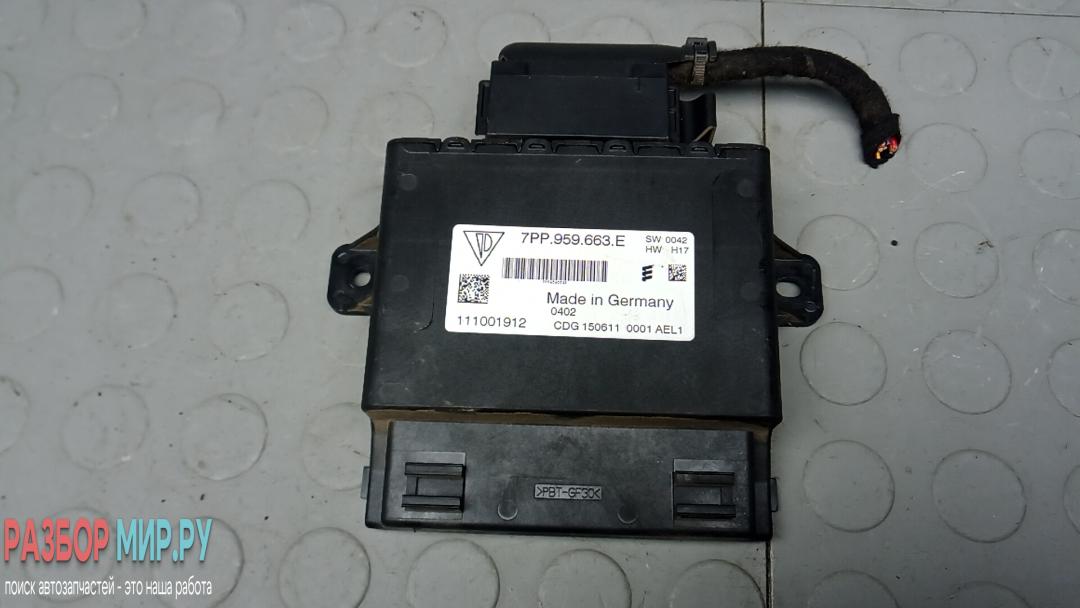 блок управления (другие) Volkswagen Touareg 2 поколение 2011, 3.0 л., V6 TDI, дизель, АКПП, внедорожник 5 дв., 7PP959663E - фото №1