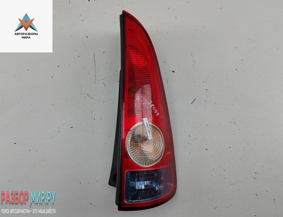 фонарь задний правый Renault Espace 4 поколение 2004, 2.0 л., бензин, МКПП, чёрный, минивэн, 8200027152 - фото №1