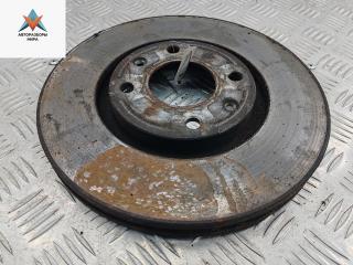 диск тормозной передний Peugeot 207 1 поколение 2008, 1.6 л., дизель, МКПП, белый, универсал