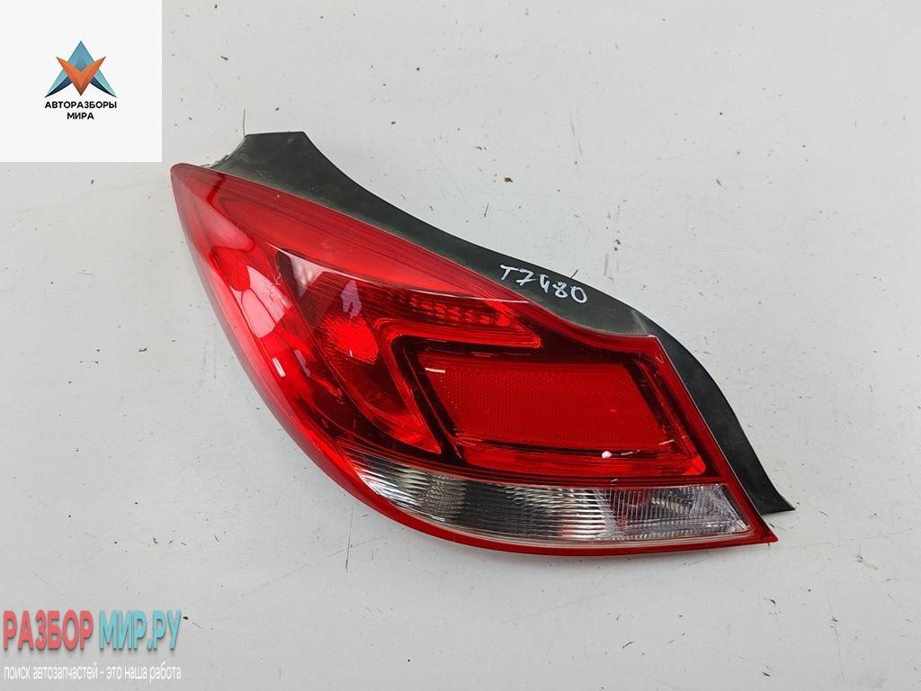 фонарь задний левый Opel Insignia 1 поколение (A) 2011, 1.4 л., бензин, МКПП, белый, седан - фото №1