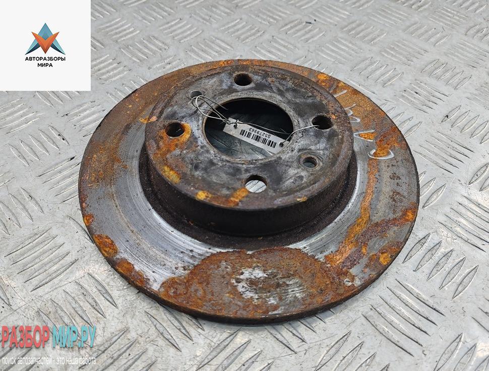 диск тормозной передний Fiat Panda 2 поколение 2009, 1.2 л., бензин, МКПП, чёрный, хетчбэк 5 дв. - фото №1