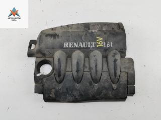 декоративная крышка двигателя Renault Scenic 2 поколение 2005, 1.6 л., бензин, МКПП, чёрный, минивэн