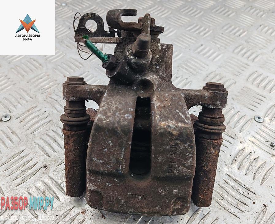 суппорт задний левый Renault Scenic 2 поколение 2004, 1.6 л., бензин, МКПП, серый, минивэн - фото №1