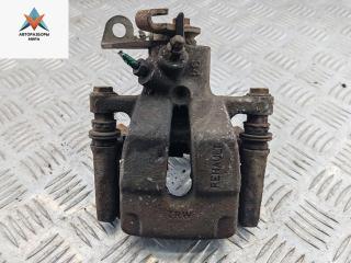 суппорт задний левый Renault Scenic 2 поколение 2005, 1.6 л., бензин, МКПП, чёрный, минивэн