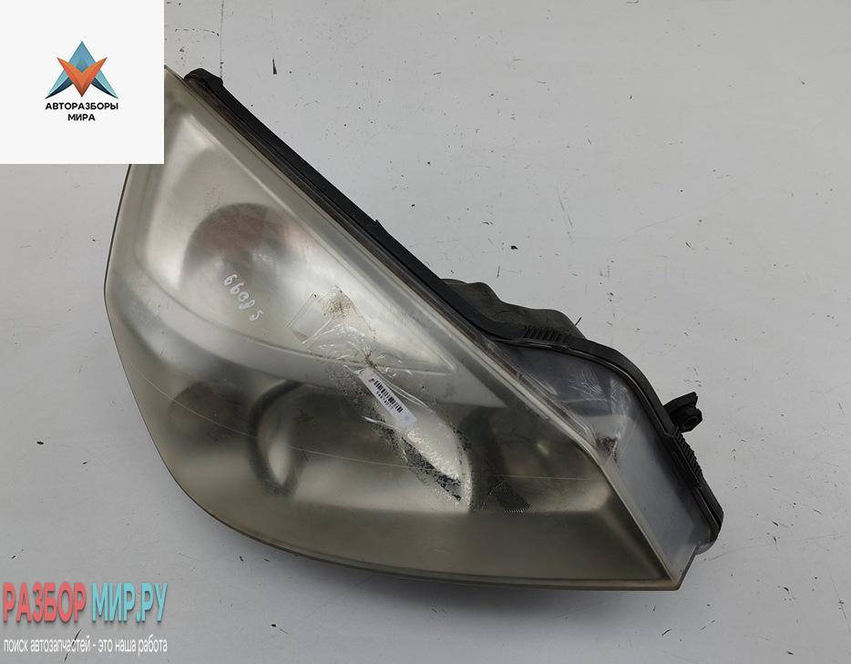 фара правая Renault Espace 4 поколение 2004, 2.0 л., бензин, МКПП, чёрный, минивэн - фото №1