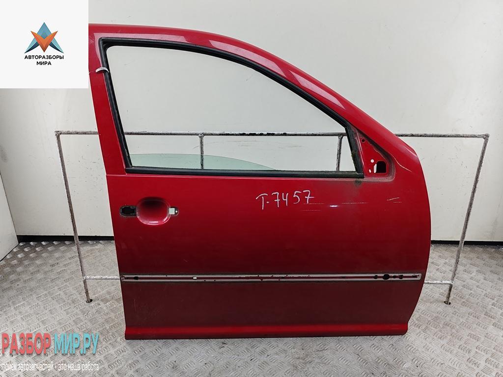 дверь сдвижная Volkswagen Golf 4 поколение 2000, красный, хетчбэк 5 дв. - фото №1