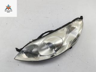 фара левая Peugeot 407 1 поколение 2004, 2.2 л., бензин, МКПП, синий, седан, 9641940180