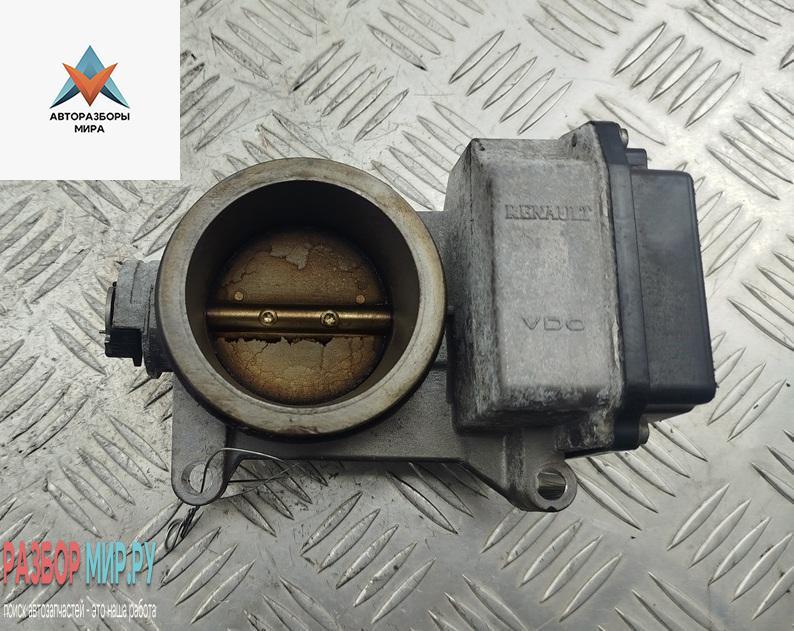 заслонка дроссельная Renault Laguna 2 поколение 2004, 1.8 л., бензин, МКПП, чёрный, хетчбэк 5 дв., 8200123061, 8200063652 - фото №1