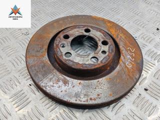 диск тормозной передний Volkswagen Bora 1 поколение 1999, 1.6 л., бензин, МКПП, чёрный, универсал