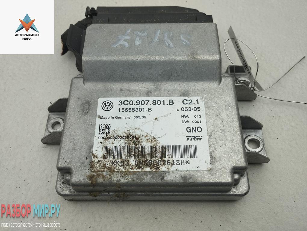 блок управления ручником Volkswagen Passat B6 2006, 2.0 л., бензин, МКПП, серый, седан, 3C0907801B - фото №1