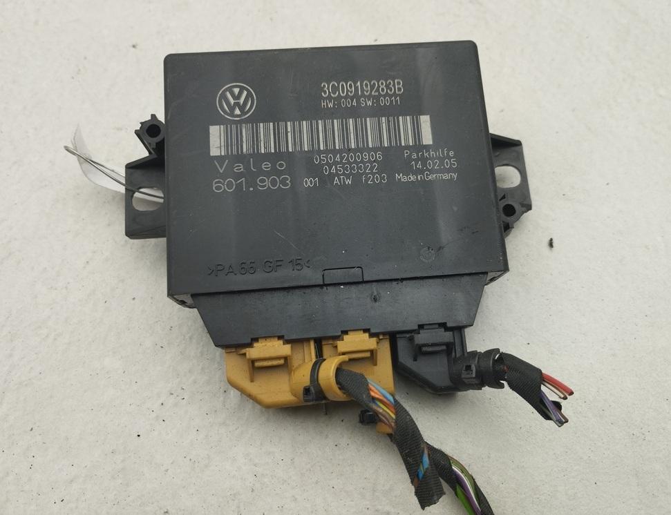 блок управления парктрониками Volkswagen Passat B6 2006, 2.0 л., бензин, МКПП, серый, седан, 3C0919283B