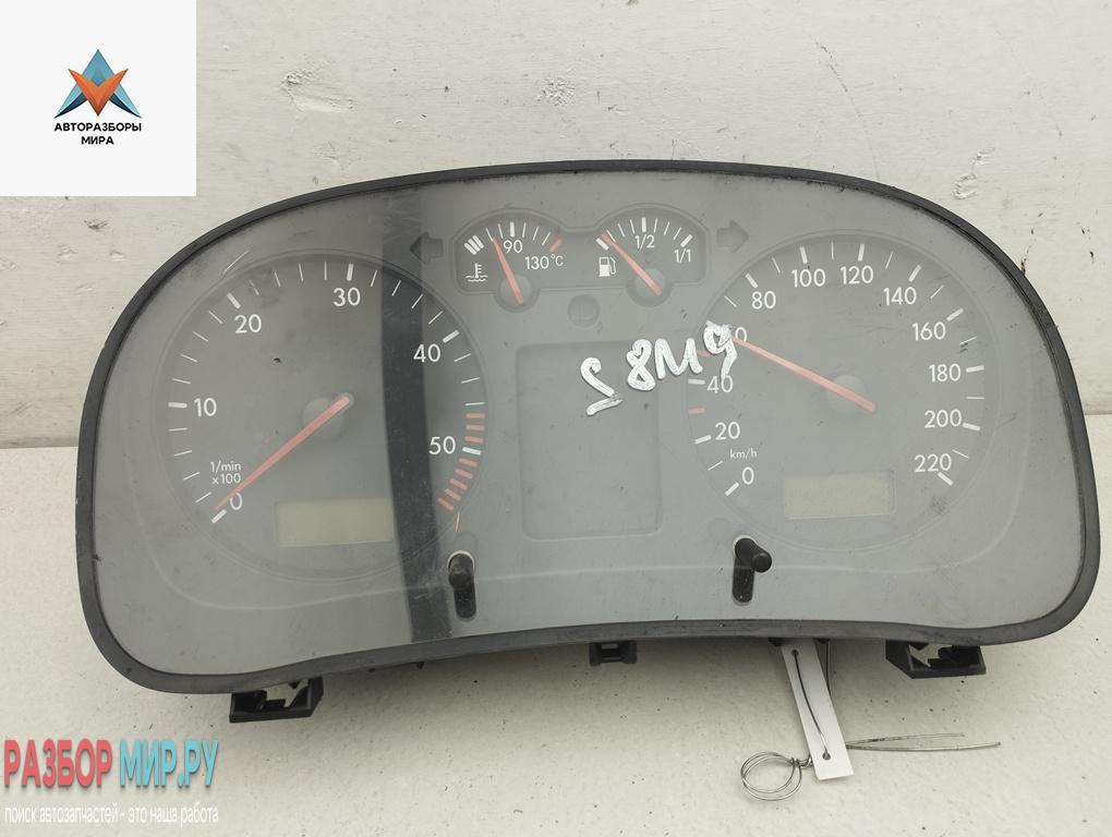 приборная панель Volkswagen Golf 4 поколение 1999, 1.9 л., дизель, МКПП, синий, хетчбэк 5 дв., 1J0920802E - фото №1