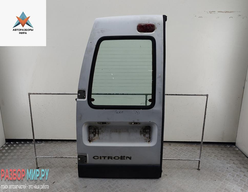 дверь задняя распашная левая Citroen Jumpy 1 поколение 2005, 2.0 л., дизель, МКПП, белый, фургон - фото №1