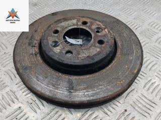 диск тормозной передний Renault Scenic 2 поколение 2005, 1.6 л., бензин, МКПП, чёрный, минивэн