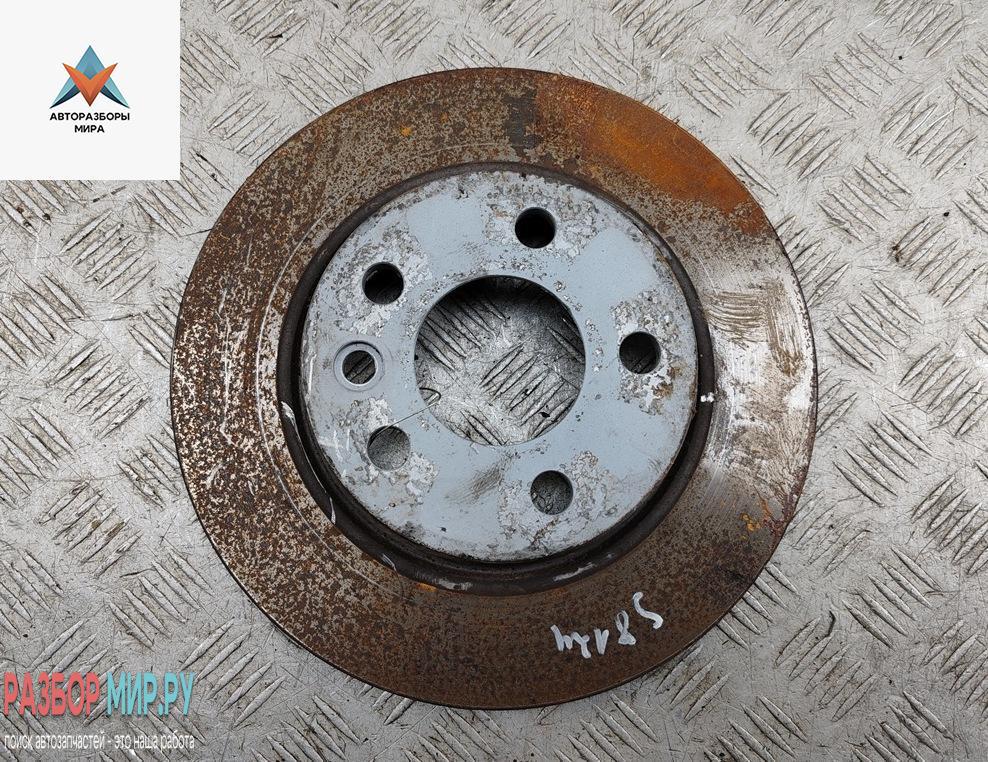 диск тормозной задний Volkswagen Transporter T4 1997, 1.9 л., дизель, МКПП, белый, микроавтобус - фото №1