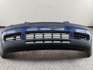 бампер передний Volkswagen Golf 4 поколение 1999, дизель, синий, хетчбэк 5 дв., 1J0807221