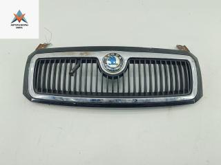 решетка радиатора Skoda Fabia 1 поколение (6Y) [рестайлинг] 2004, чёрный, универсал, 6Y0853668