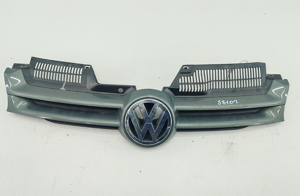 решетка радиатора Volkswagen Golf 5 поколение 2005, зелёный, хетчбэк 5 дв., 1K0853655A - фото №1