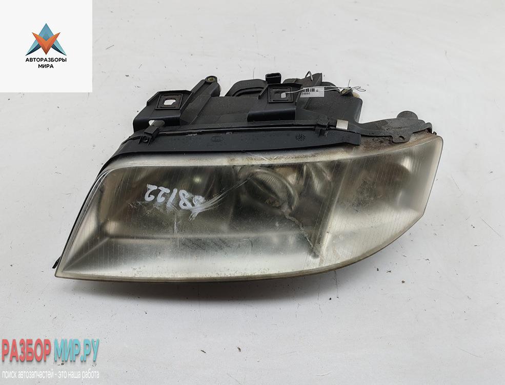 фара левая Audi A6 4B/C5 2000, 2.4 л., бензин, МКПП, серый, универсал, 14847300 - фото №1