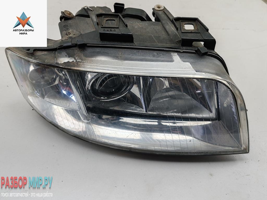 фара правая Audi A6 4B/C5 1998, 1.8 л., Ti, бензин, МКПП, чёрный, универсал, DEPO - фото №1