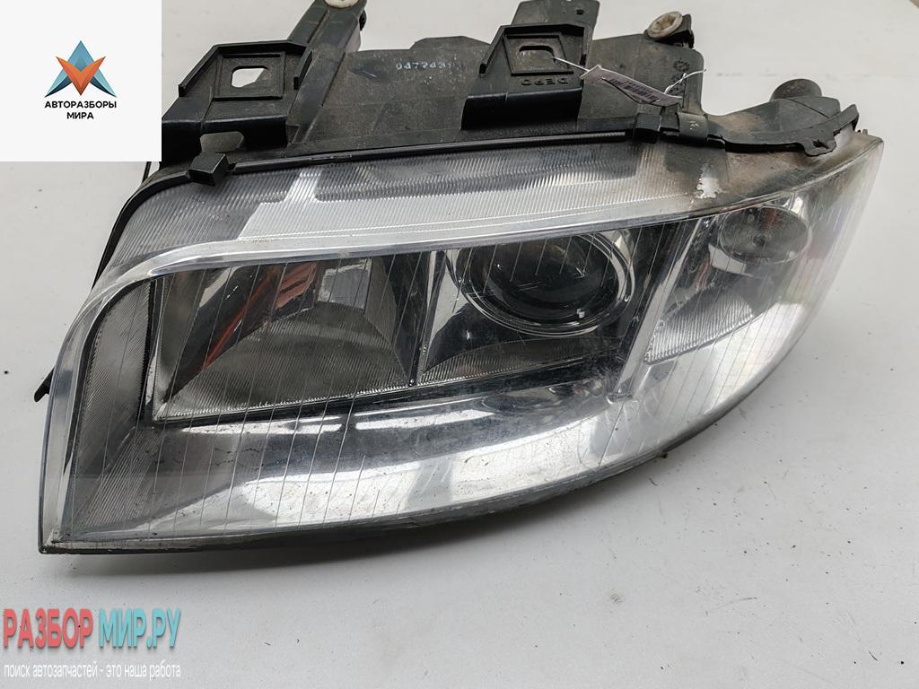 фара левая Audi A6 4B/C5 1998, 1.8 л., Ti, бензин, МКПП, чёрный, универсал, DEPO - фото №1