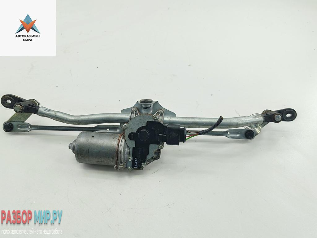 Механизм стеклоочистителя переднего (трапеция дворников) Skoda Fabia 2 поколение (5J) 2009, 1.2 л., бензин, МКПП, серый, хетчбэк 5 дв., 5J1955113A - фото №1