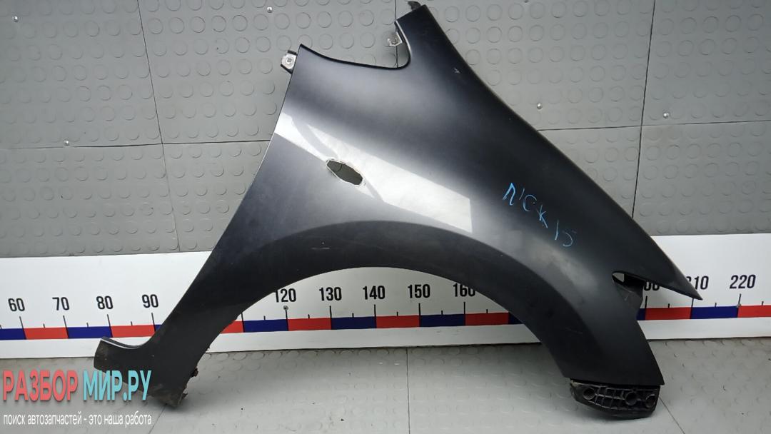 крыло переднее правое Toyota Auris 1 поколение 2007, 1.4 л., D-4D, дизель, МКПП, хетчбэк 5 дв. - фото №1