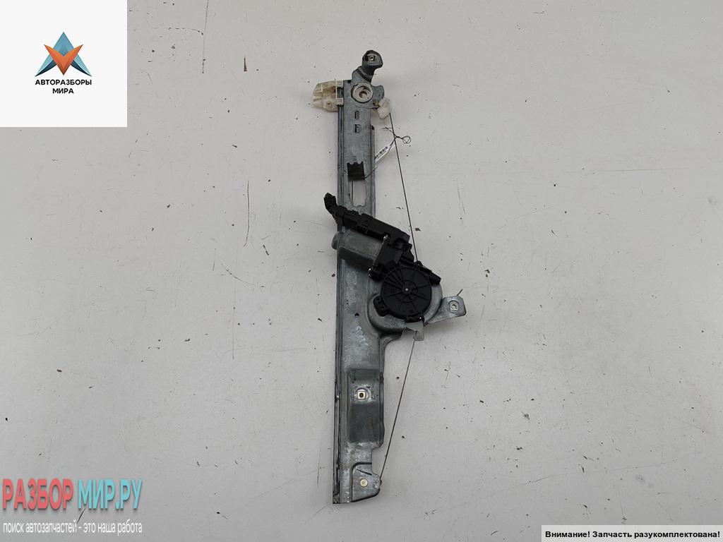 стеклоподъемник электрический передний правый Renault Scenic 2 поколение 2005, 1.6 л., бензин, МКПП, чёрный, минивэн, 402047 - фото №1