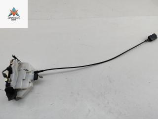 замок двери передней левой Renault Scenic 2 поколение 2005, 1.6 л., бензин, МКПП, чёрный, минивэн